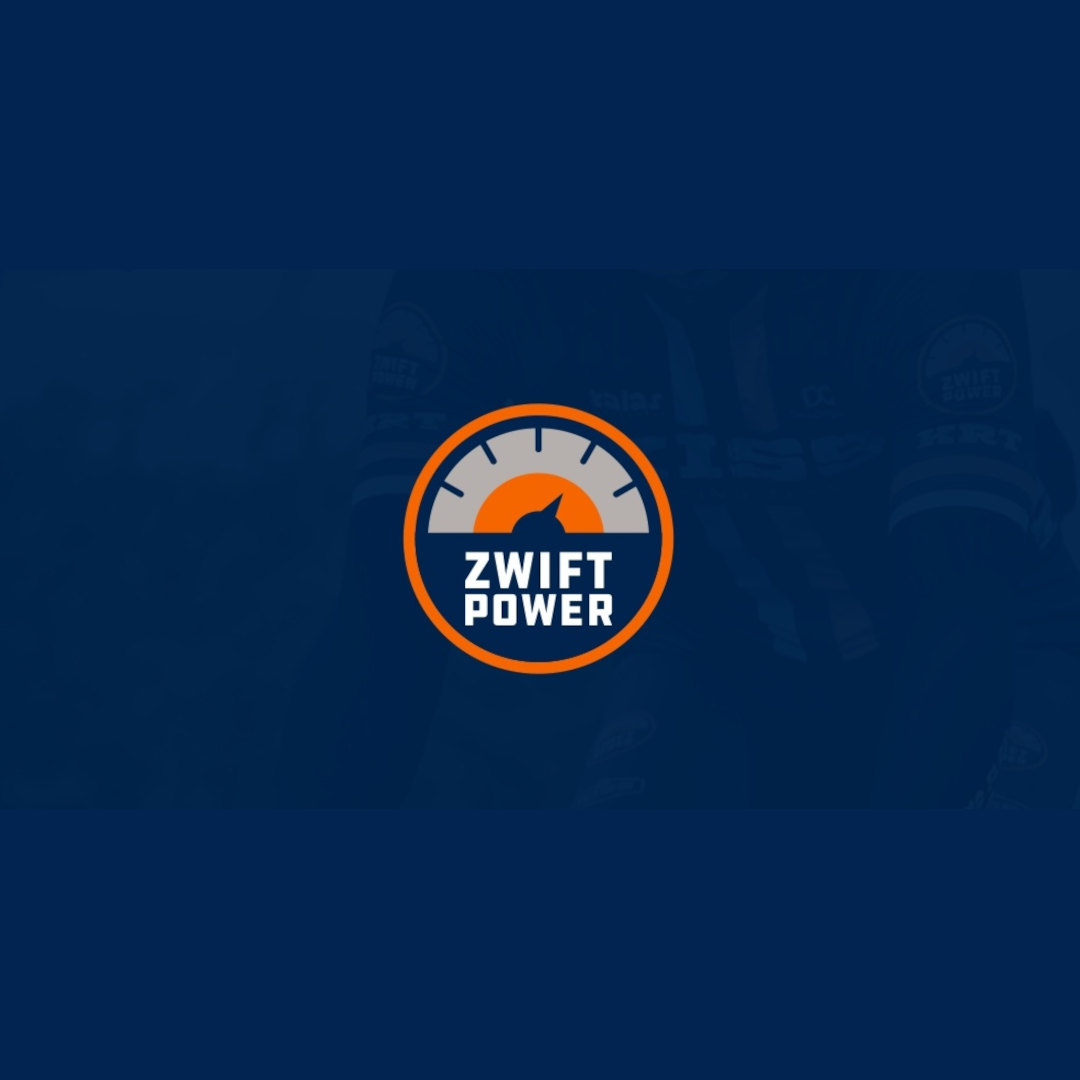 The logo of zwiftpower that we made a blog about