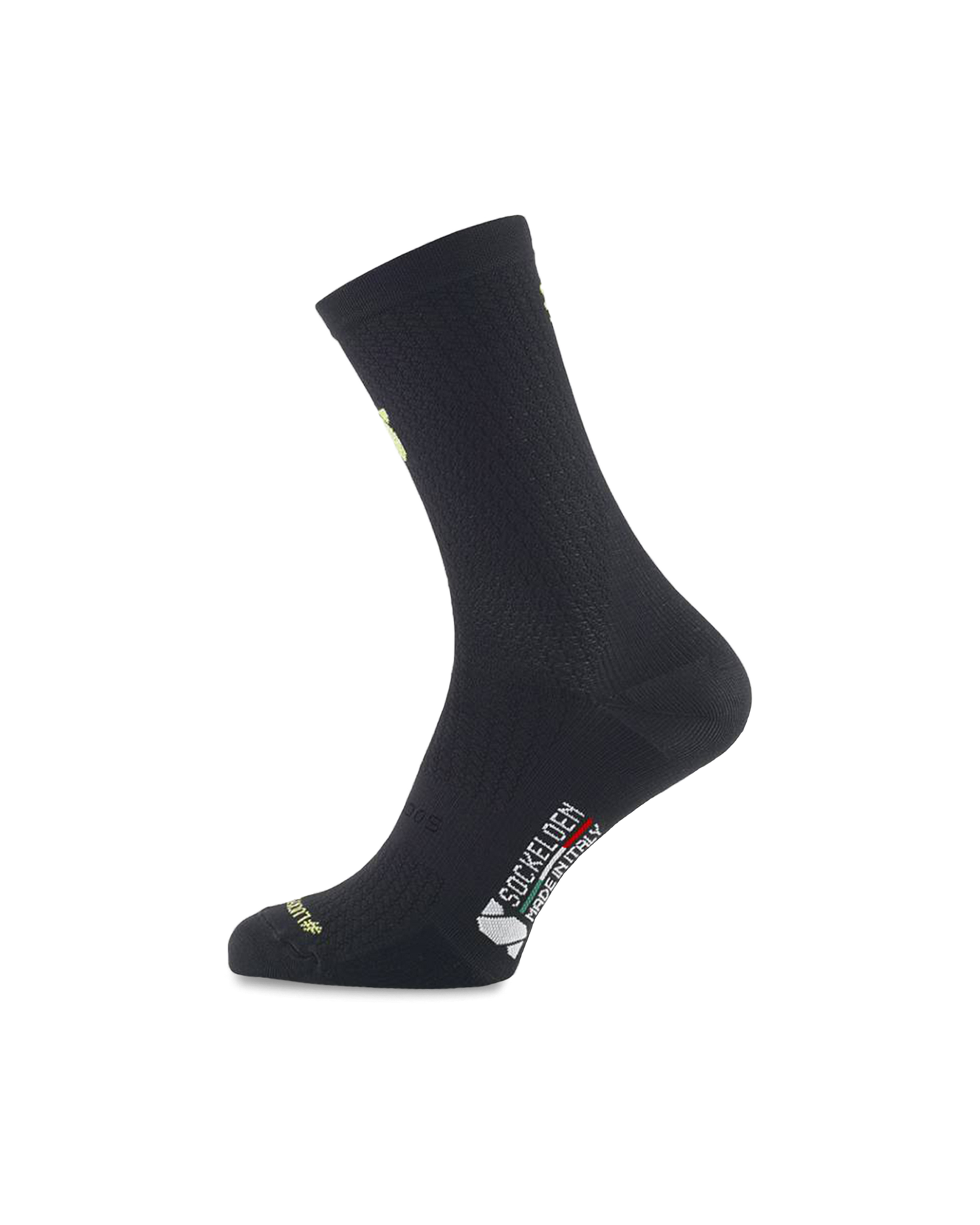 Black-Gold-lucky-cycling-socks-sockeloen