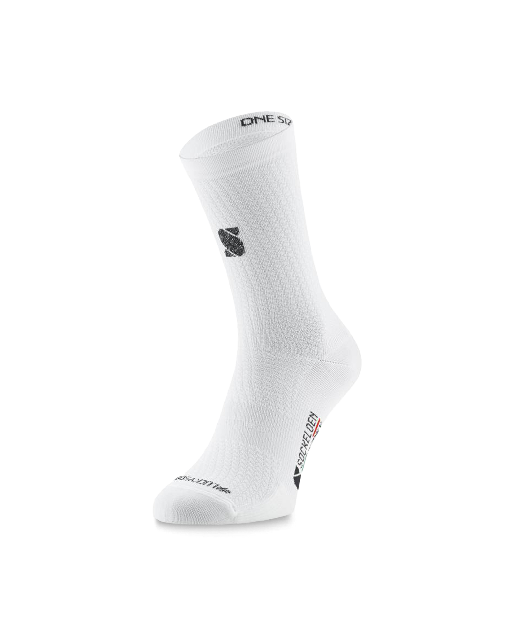 White-Silver-lucky-cycling-socks-sockeloen