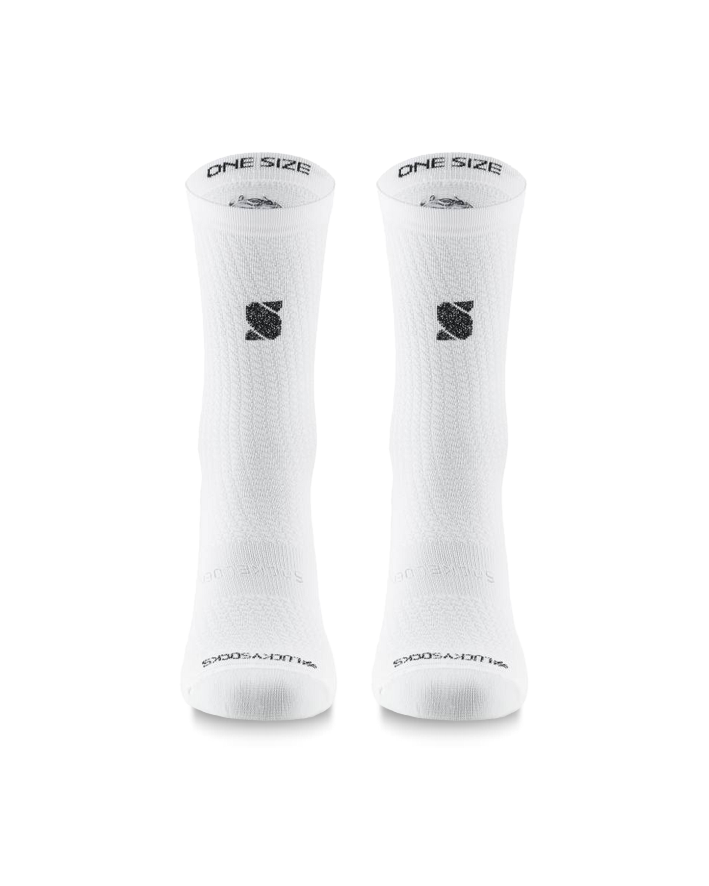 White-Silver-lucky-cycling-socks-sockeloen