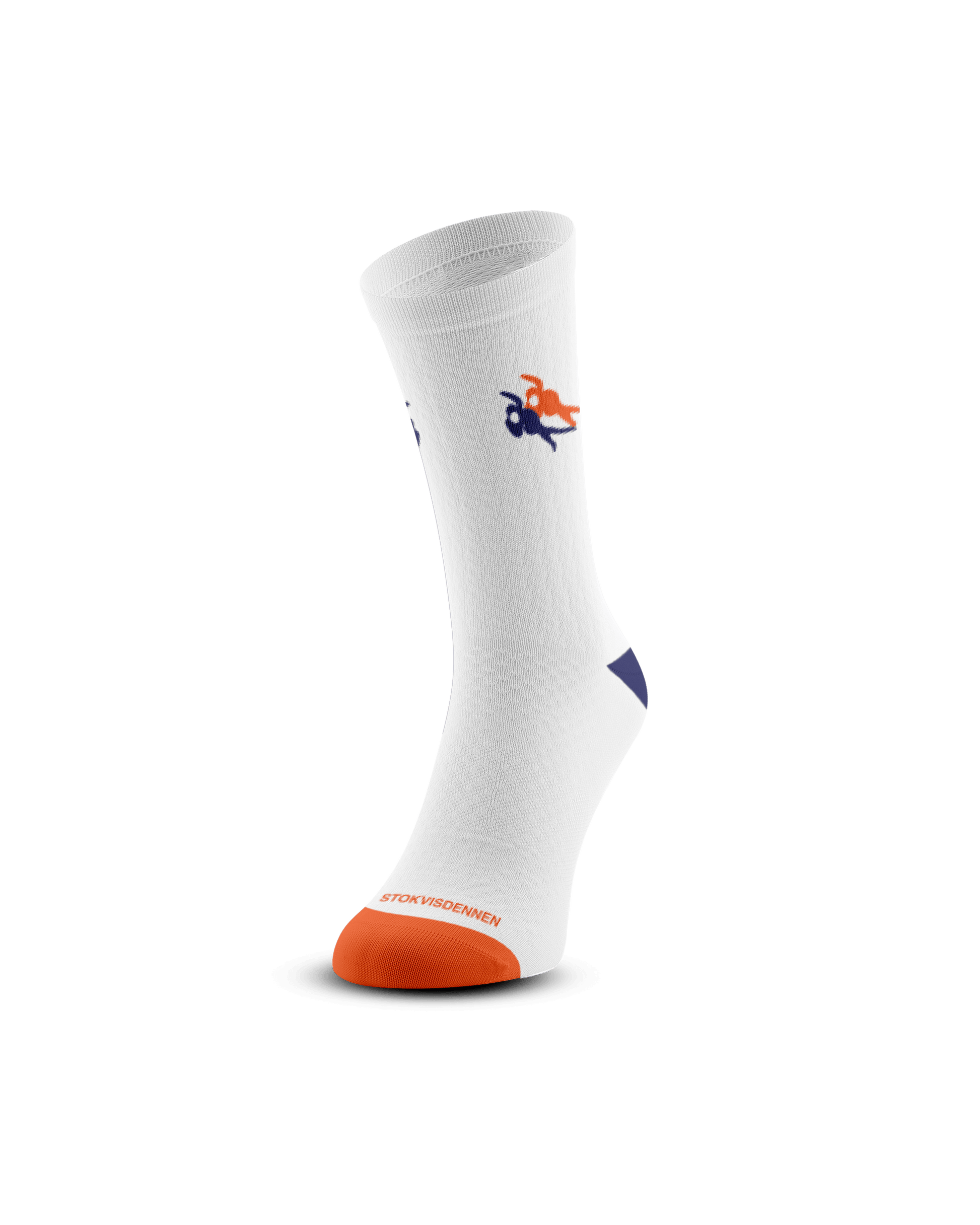 White STOKVISDENNEN Dalfsen Socks PRE ORDER