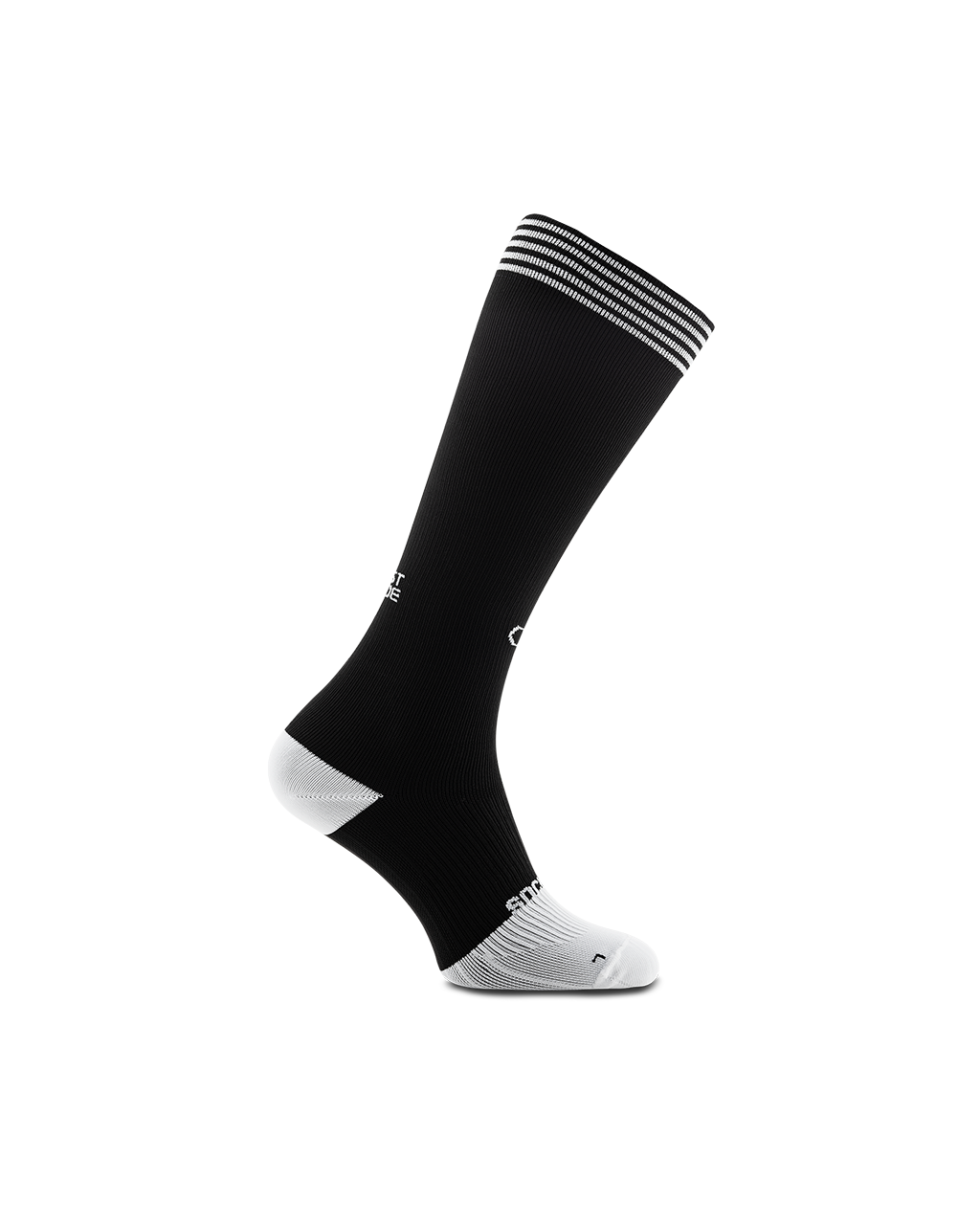 Rest mode white high compression socks