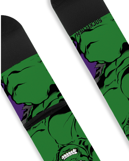 Hulk V2 Printed Cycling Socks