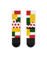 Retro Lapjes bedrukte fietssokken