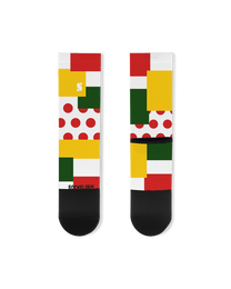 Chaussettes de cyclisme imprimées rétro Lapjes
