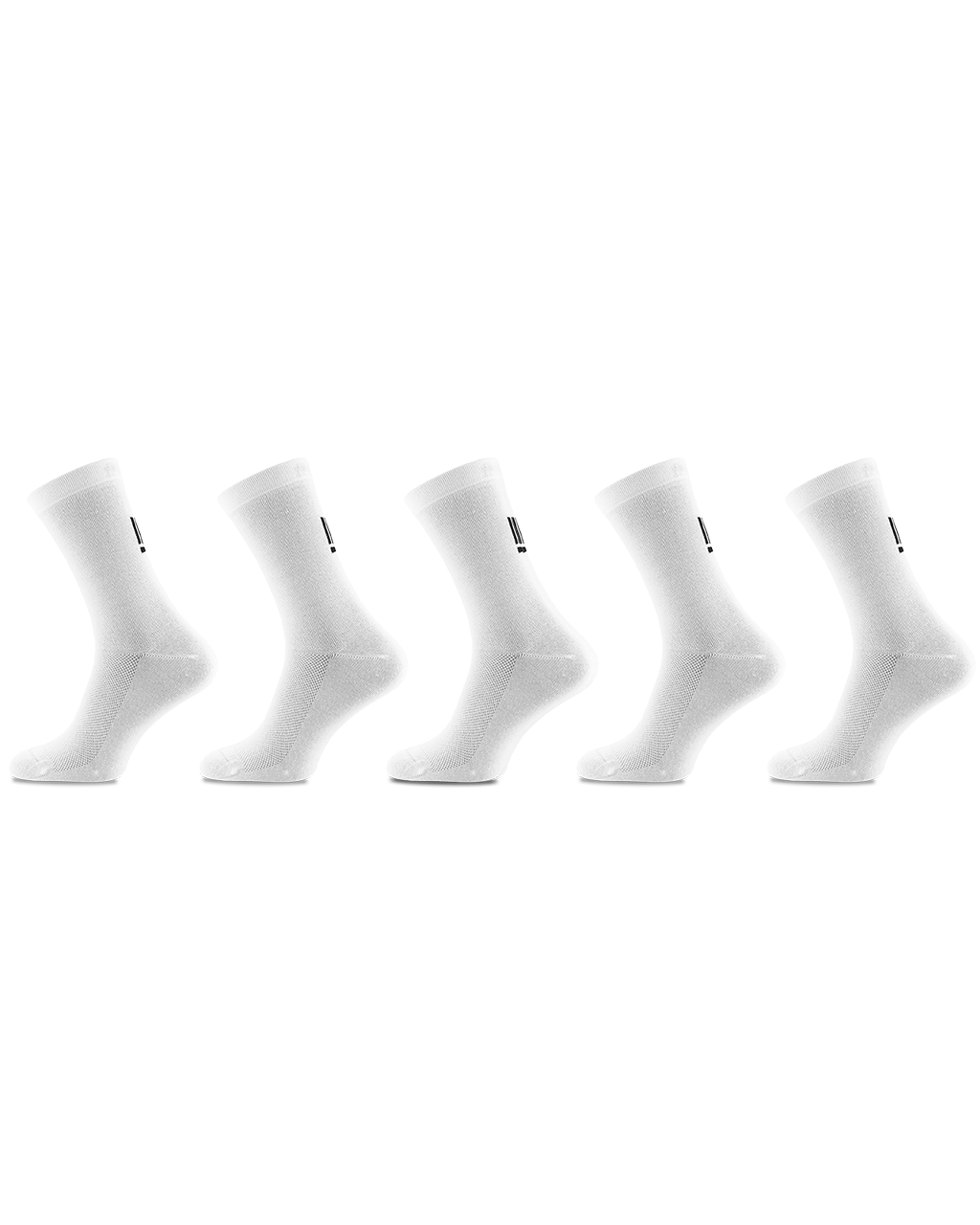 white-cycling-socks-5-pack-sockeloen