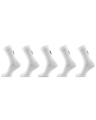 white-cycling-socks-5-pack-sockeloen