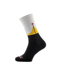white-yellow-la-course-cycling-socks-sockeloen