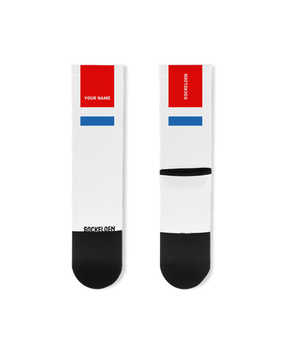 Name Block Custom Printed cycling socks