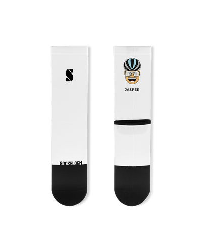 Boy-personal-cartoon-custom-printed-cycling-socks-sockeloen