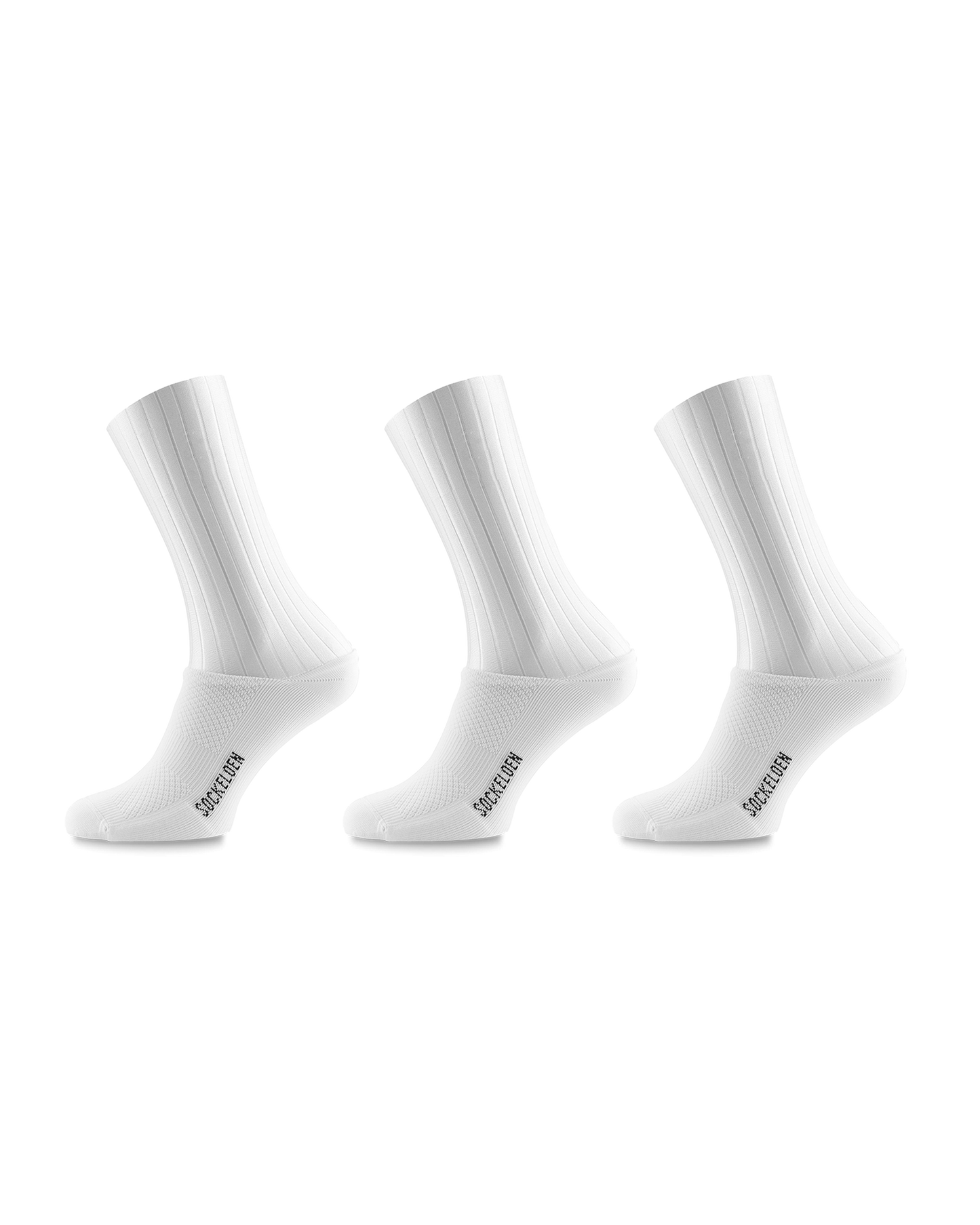 Allwhite-aero-cycling-socks-sockeloen